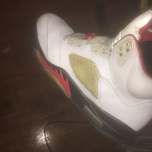 Fire red Jordan 5